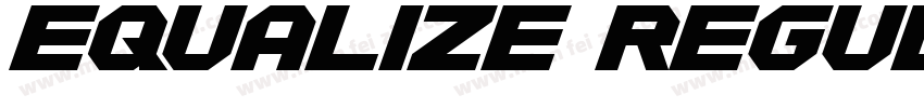 Equalize Regular字体转换
